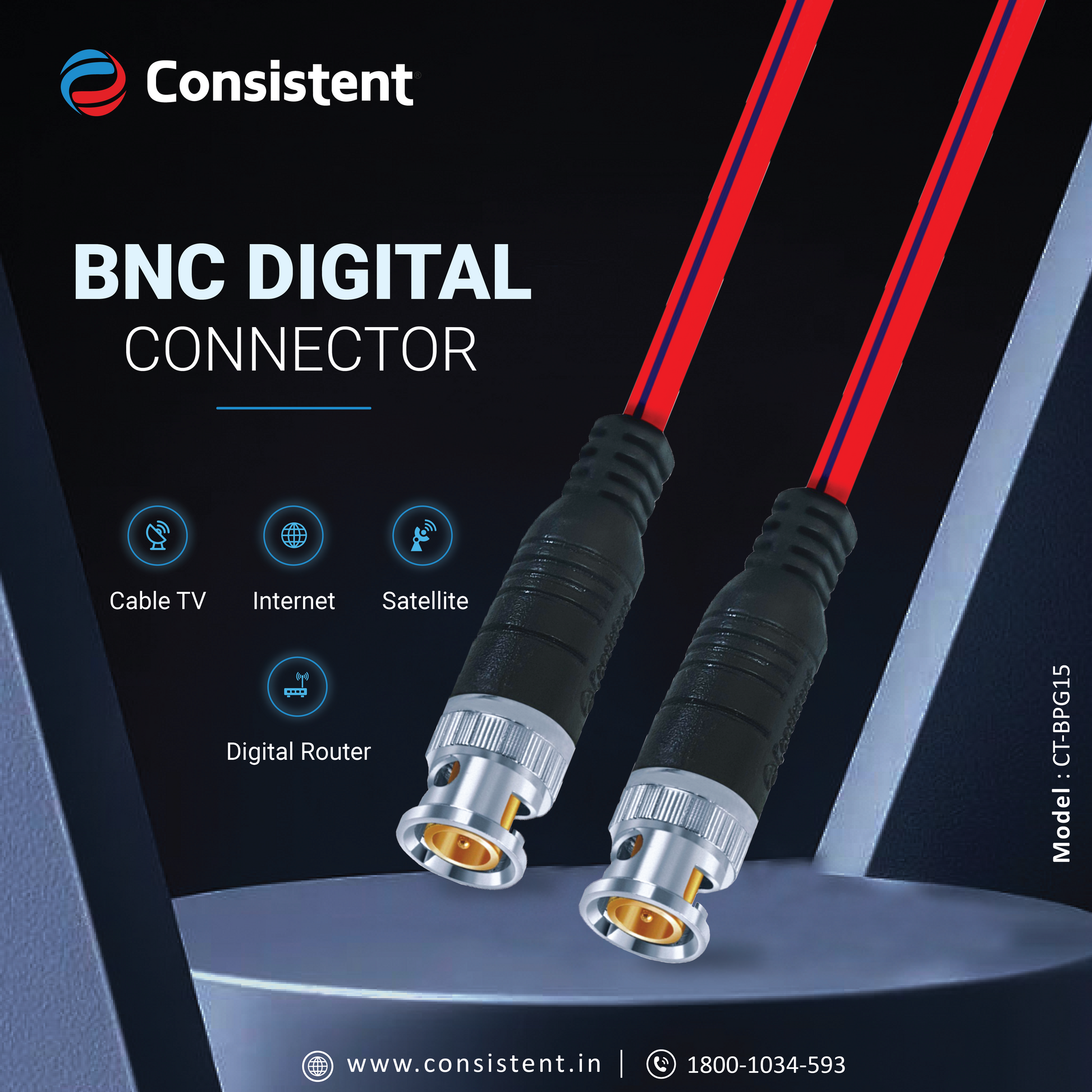 Consistent BNC Digital Connector