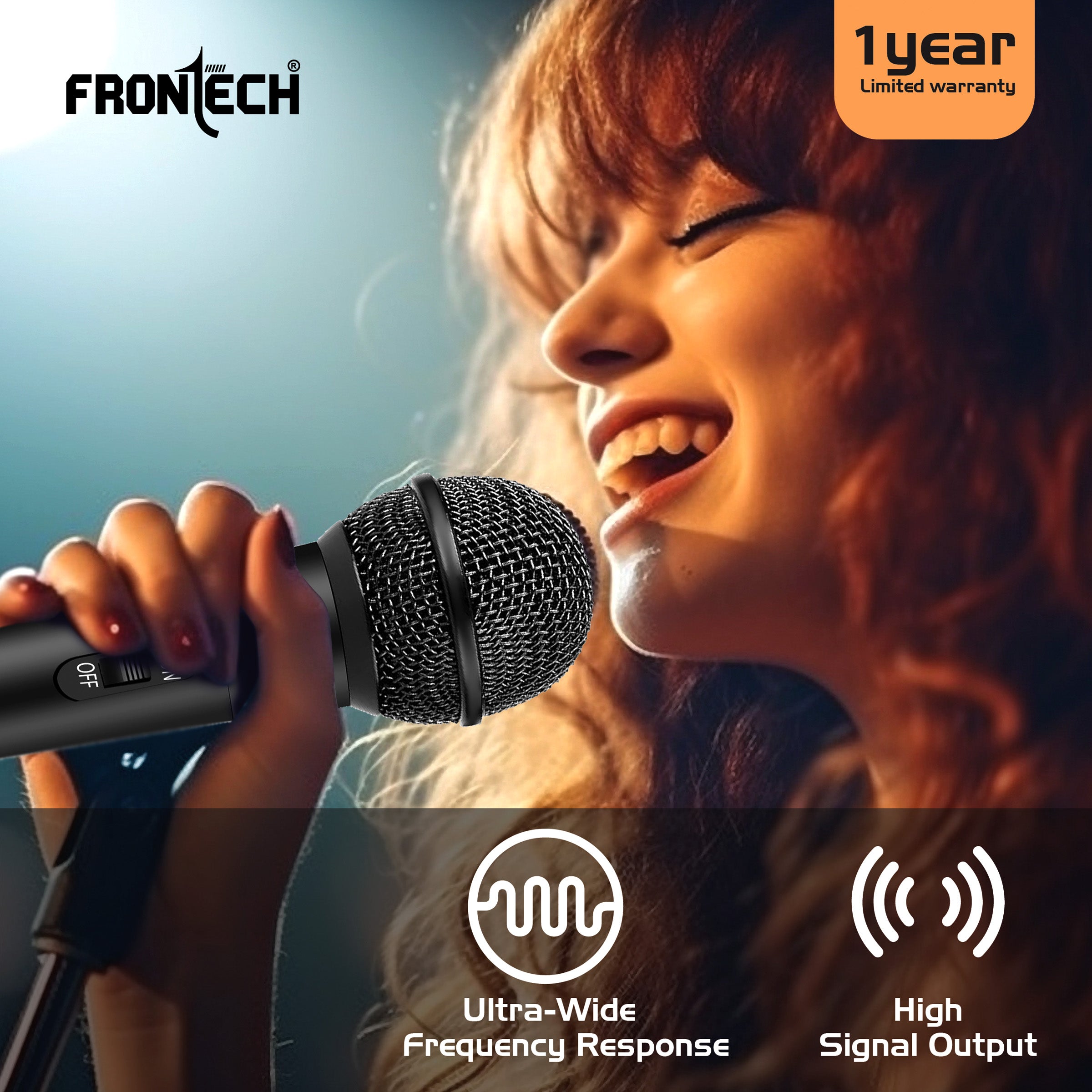 Frontech Microphone with 3m Cable (HF-0014)