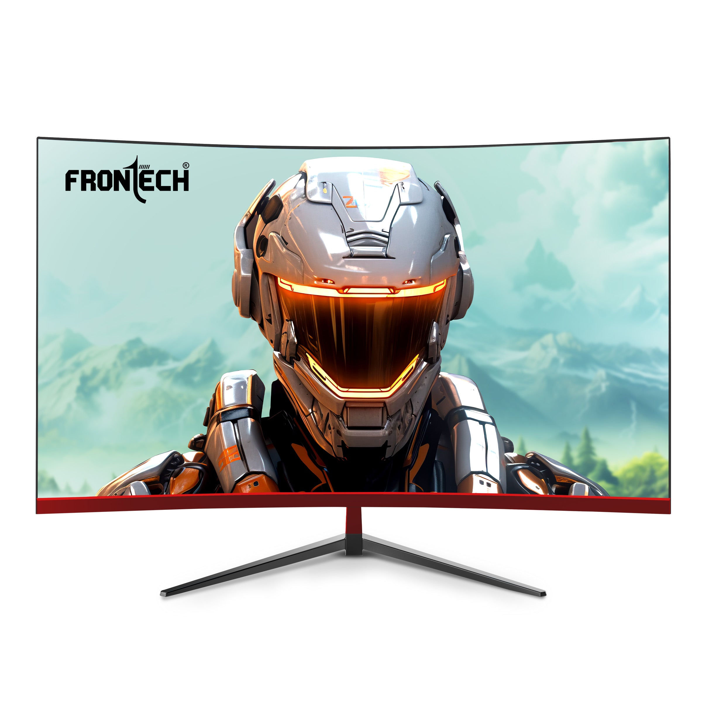 Frontech 32 inch Curved Gaming Monitor | 200Hz | 1920 x 1080 | Frameless | HDMI & VGA | 1ms Response Time | Built-in Speakers | 3 Years Warranty