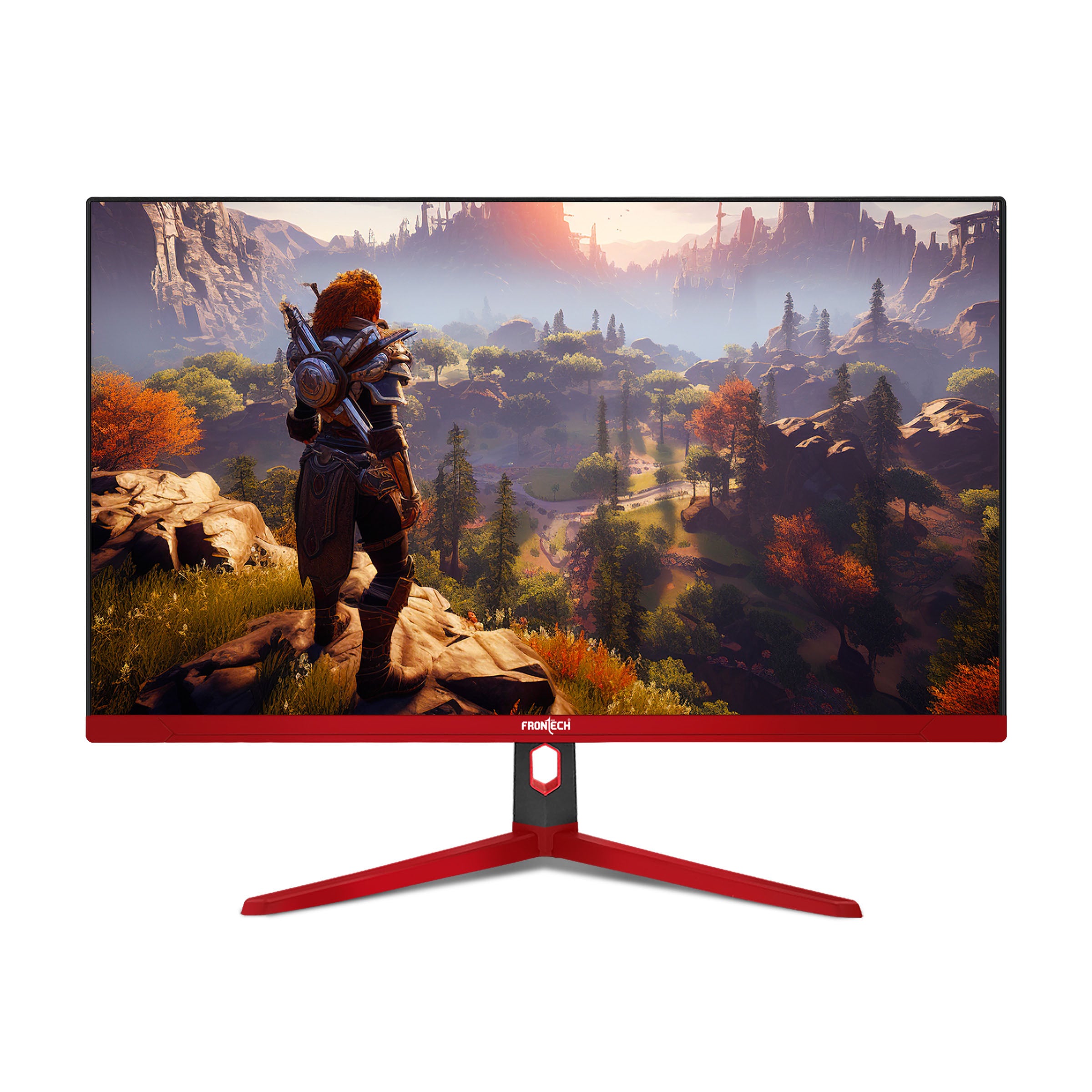 Frontech 27-Inch QHD 2K Gaming Monitor (2560×1440) | 180Hz Refresh Rate | IPS Panel | HDMI & DP Dual Input | RGB Backlight | Eye Care | Wall Mount | 3-Year Warranty (MON-0085P)
