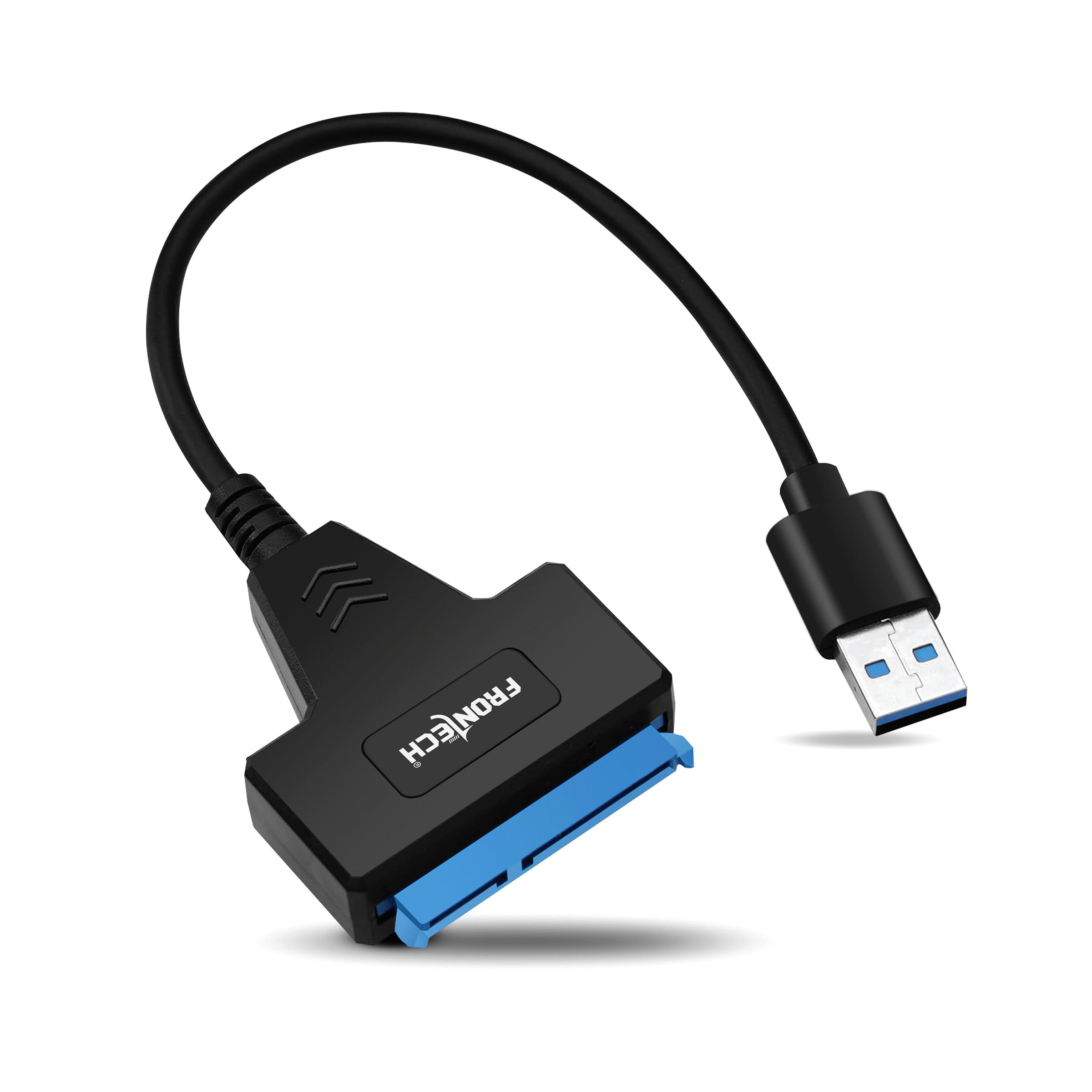 Frontech USB 3.0 to SATA Adapter for 2.5 HDD/SSD with Plug & Play, Durable Material, Super Fast Transfer, Black (NC-0038)