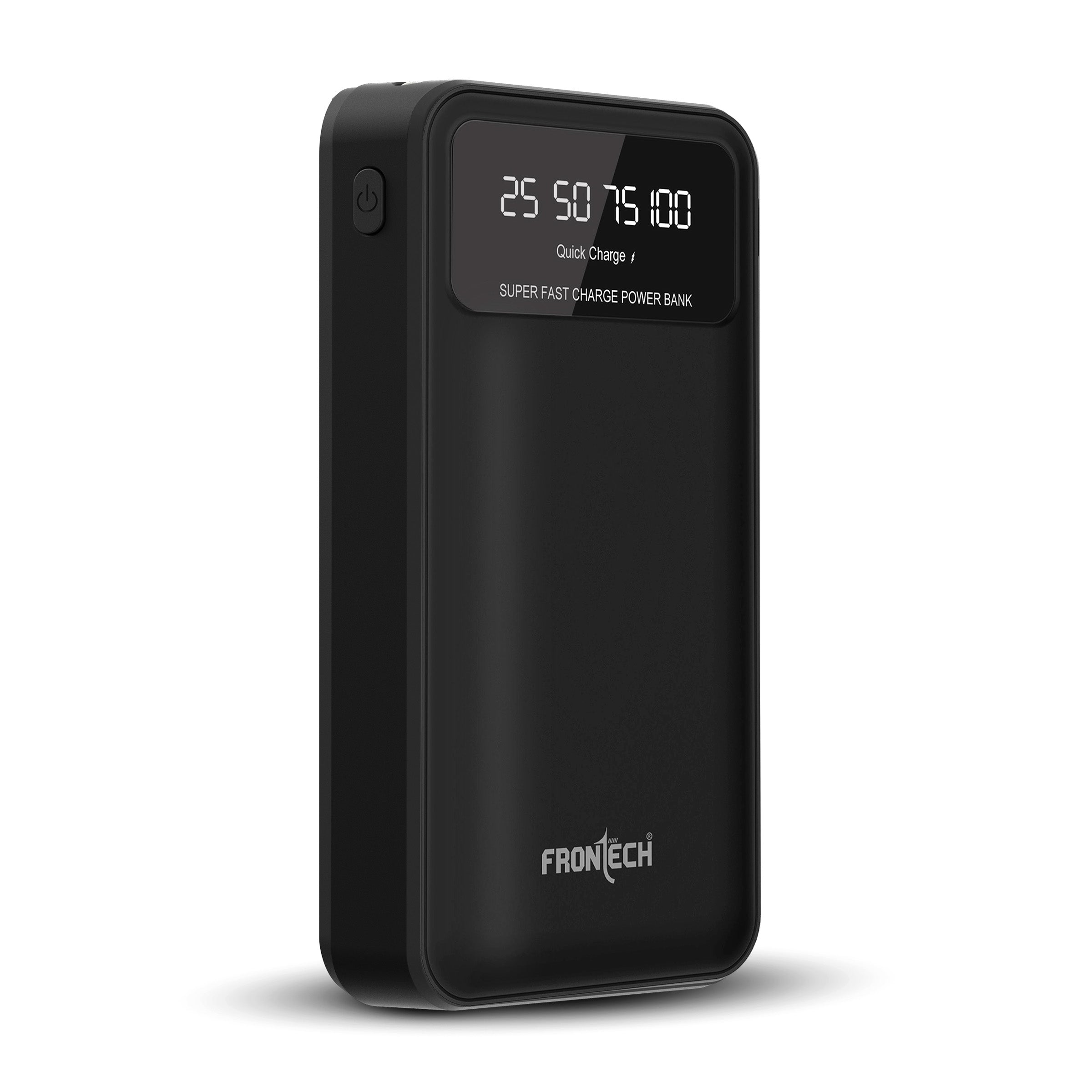 Frontech 20000 mAh Li-Polymer Power Bank with LED Indicator, Dual USB (PB-0008)