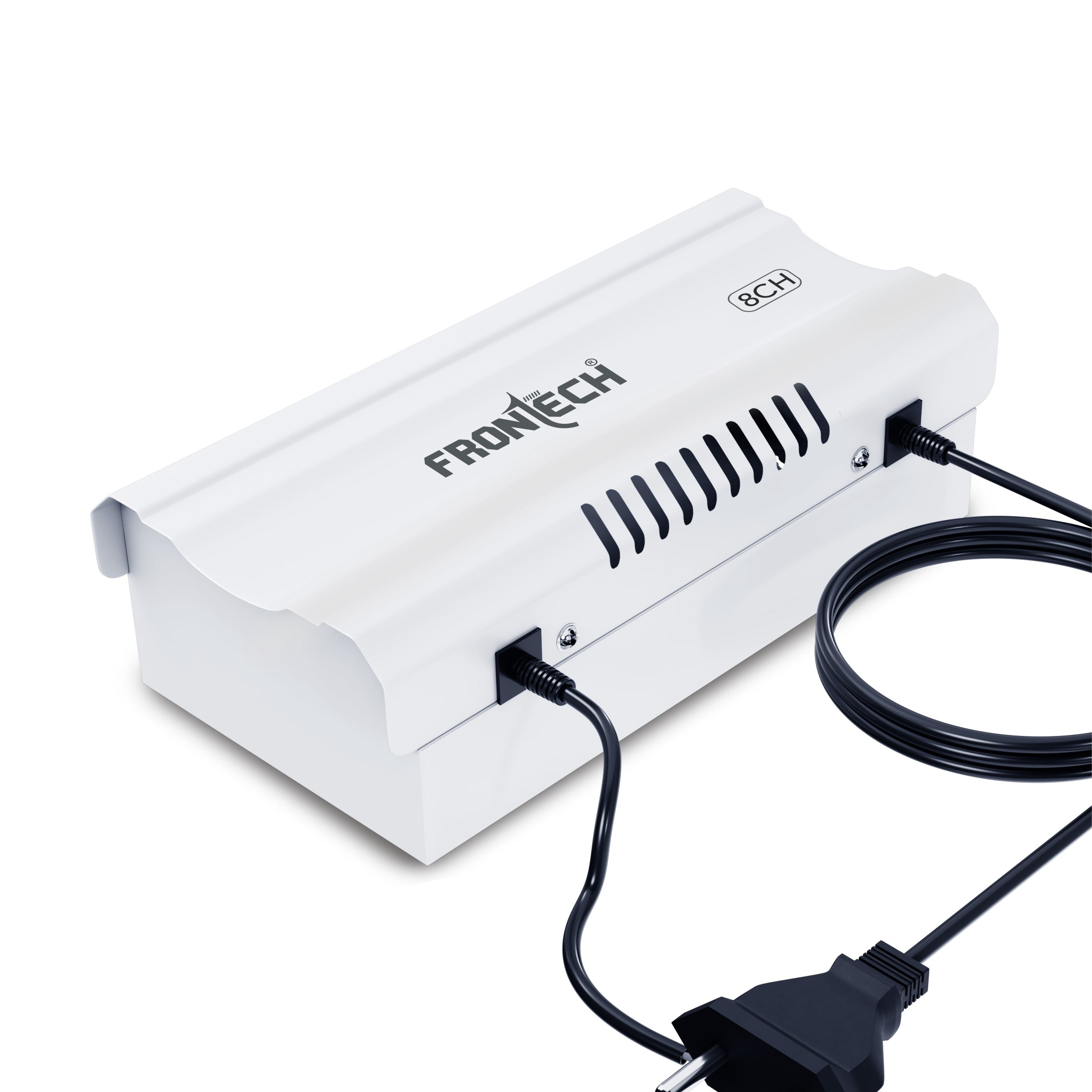 Frontech 8 Channel CCTV Power Supply | 12V DC Output | Metal Body | Long Input Range AC 150~275V | Efficient & Easy to Install Power Adapter for DVR, CCTV Camera & Security System (PS-0057)