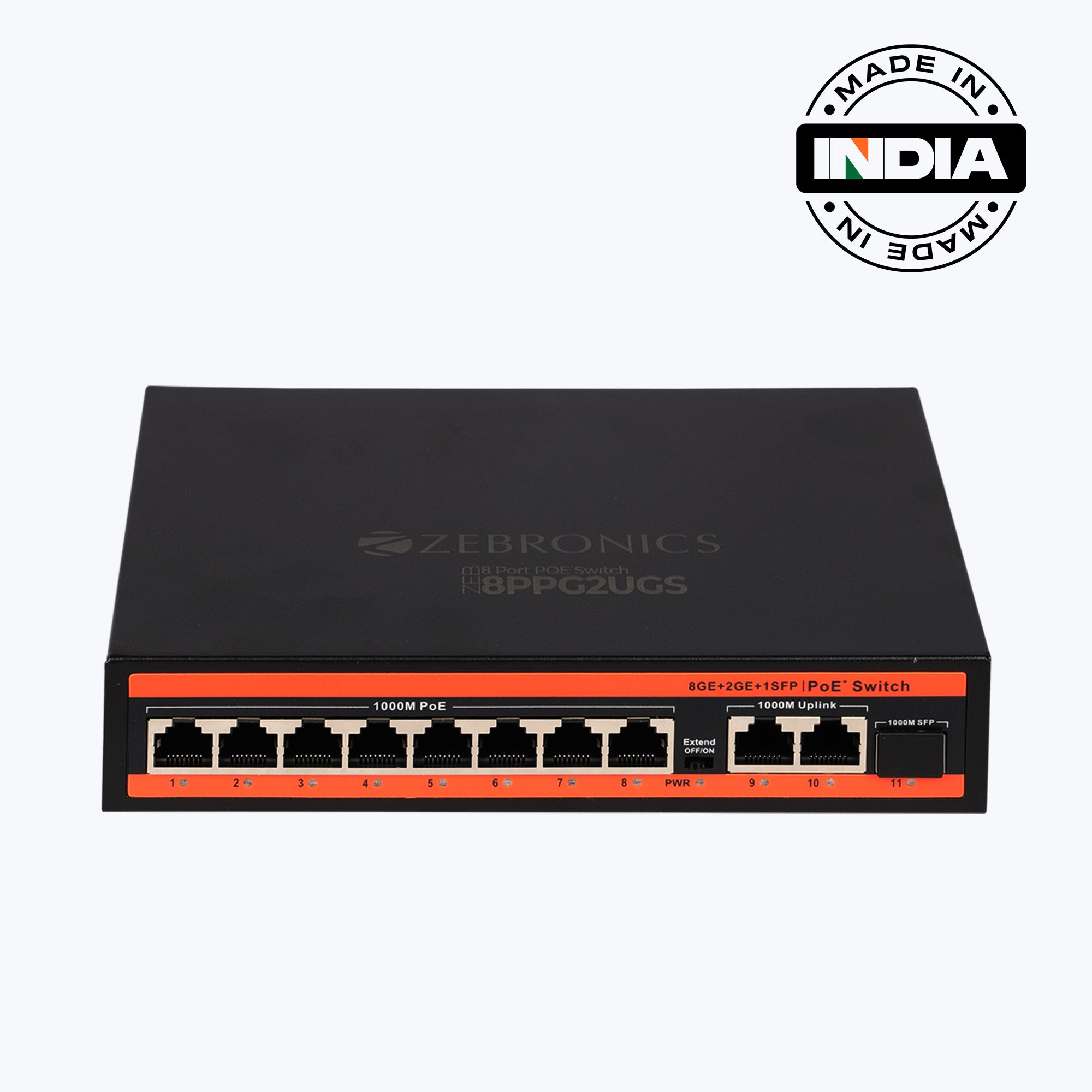 Zeb 8PPG2UGS - 8 Port POE Switch