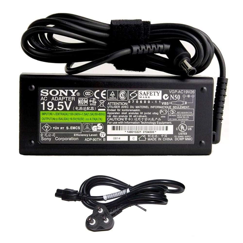Adapter Charger for Sony VPCEL1AJ VGP-BPS26 VGP-BPS26A19.5V 4.7A 90W