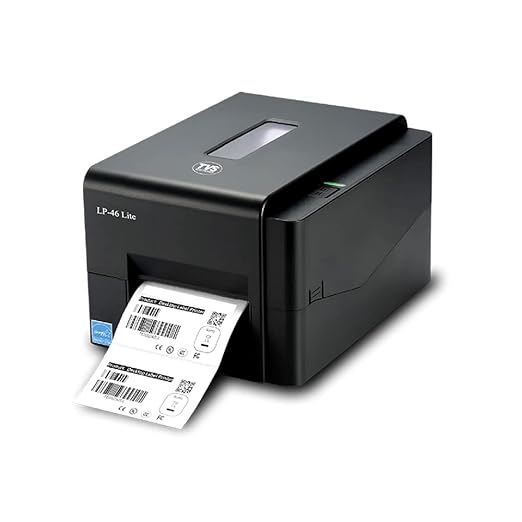 TVS ELECTRONICS LP 46 Lite |Thermal Label Printer| Supports Both 0.5 Inch|1 Inch Ribbon core |High Ribbon Capacity of 300 Meters| Resolution 203 dpi | Direct Thermal and Thermal Pr