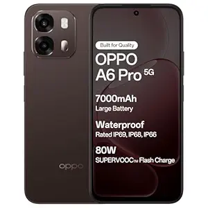 OPPO A6 Pro 5G Smartphone (Cappuccino Brown, 8GB RAM, 128GB Storage)