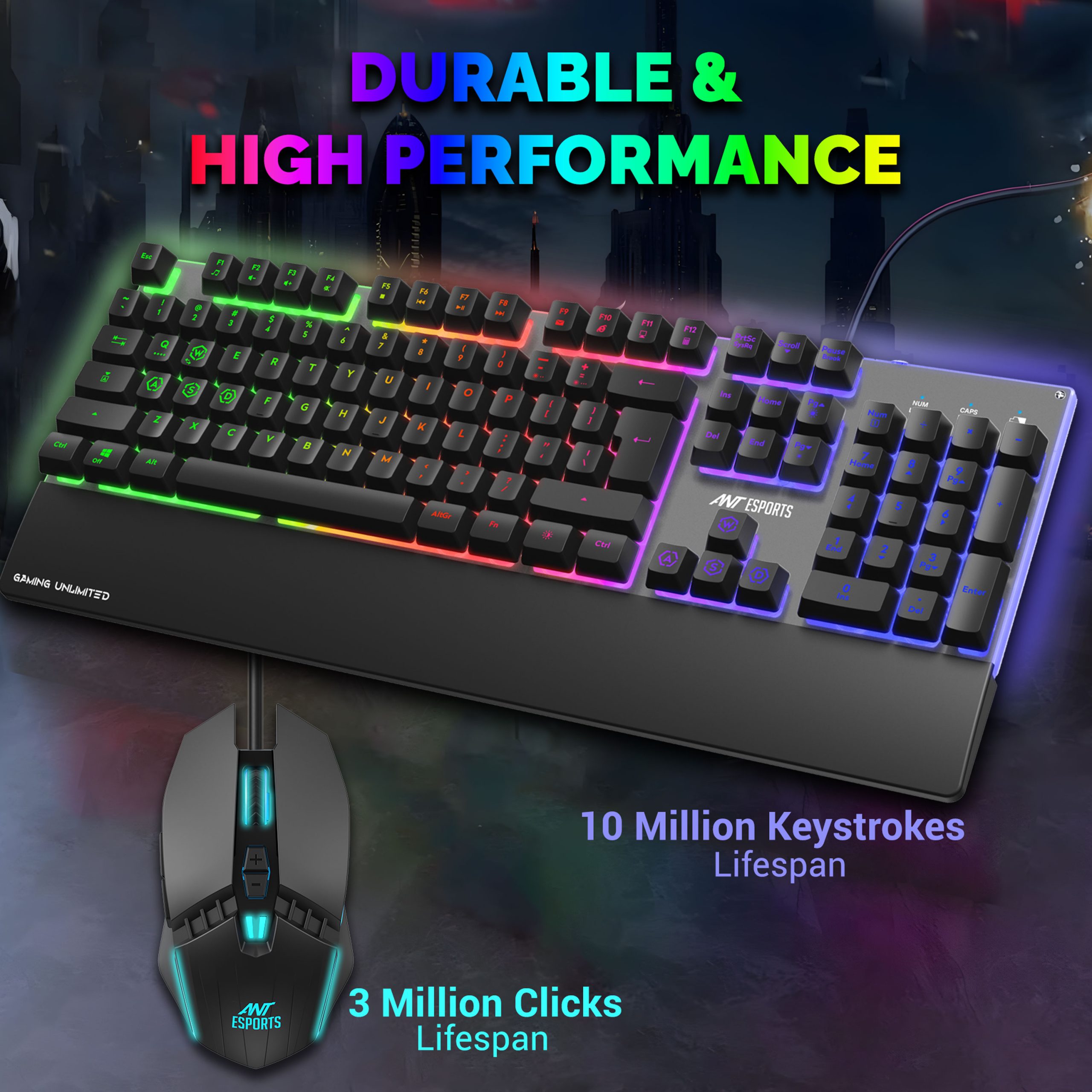 Ant Esports KM550 Wired Keyboard and Mouse Combo