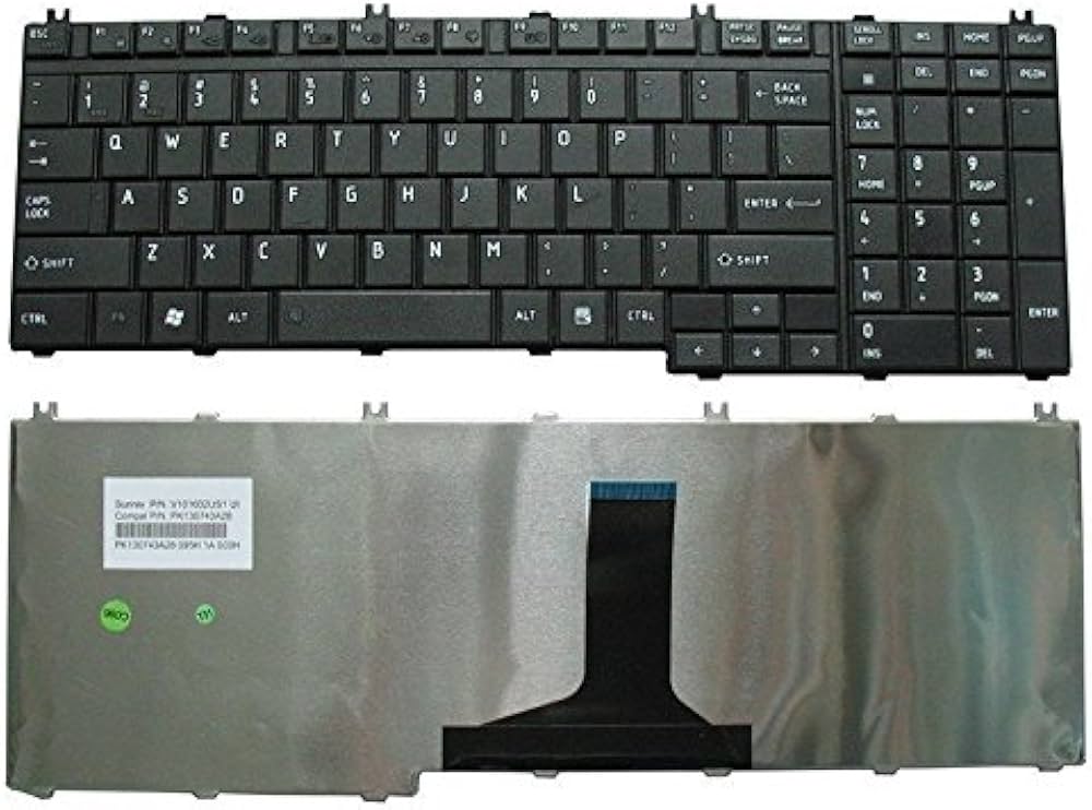 Laptop Keyboard Compatible for Satellite C650 C650D C655 C655D L650 L650D L655 L655D L670 L670D L675 L675D Pro C650 C655 C660 C665 L650 L655 L670 Series