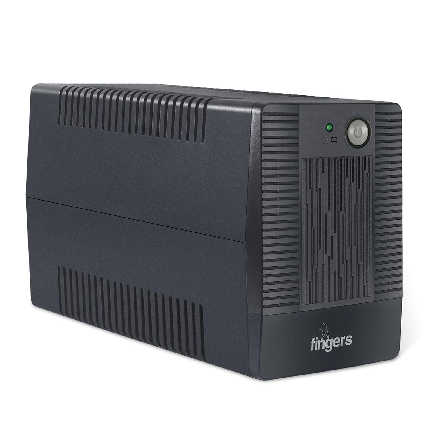 FINGERS Fast Recharge FR-630 UPS Power Supply (600VA/360W, Line Interactive, 33% Faster Recharge, AVR Stabilization, Generator/Inverter Compatible, Auto Restart, Cold Start Mode) –