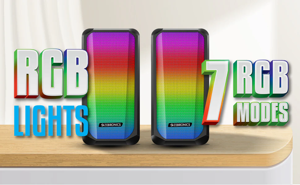 Zeb Fame 1 Speaker  2.0   7 RGB Modes with control switch