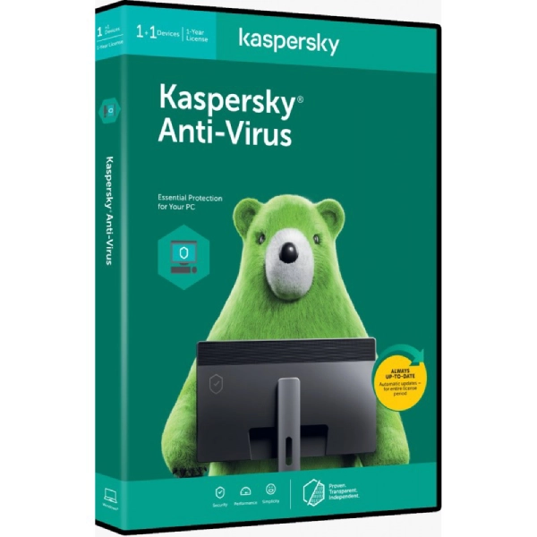 Kaspersky Antivirus 2026 1 User 1 Year Email Delivery