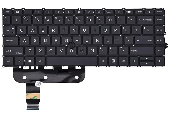 Replacement keyboard compatible with HP EliteBook 840 G7, 845 G7, 745 G7