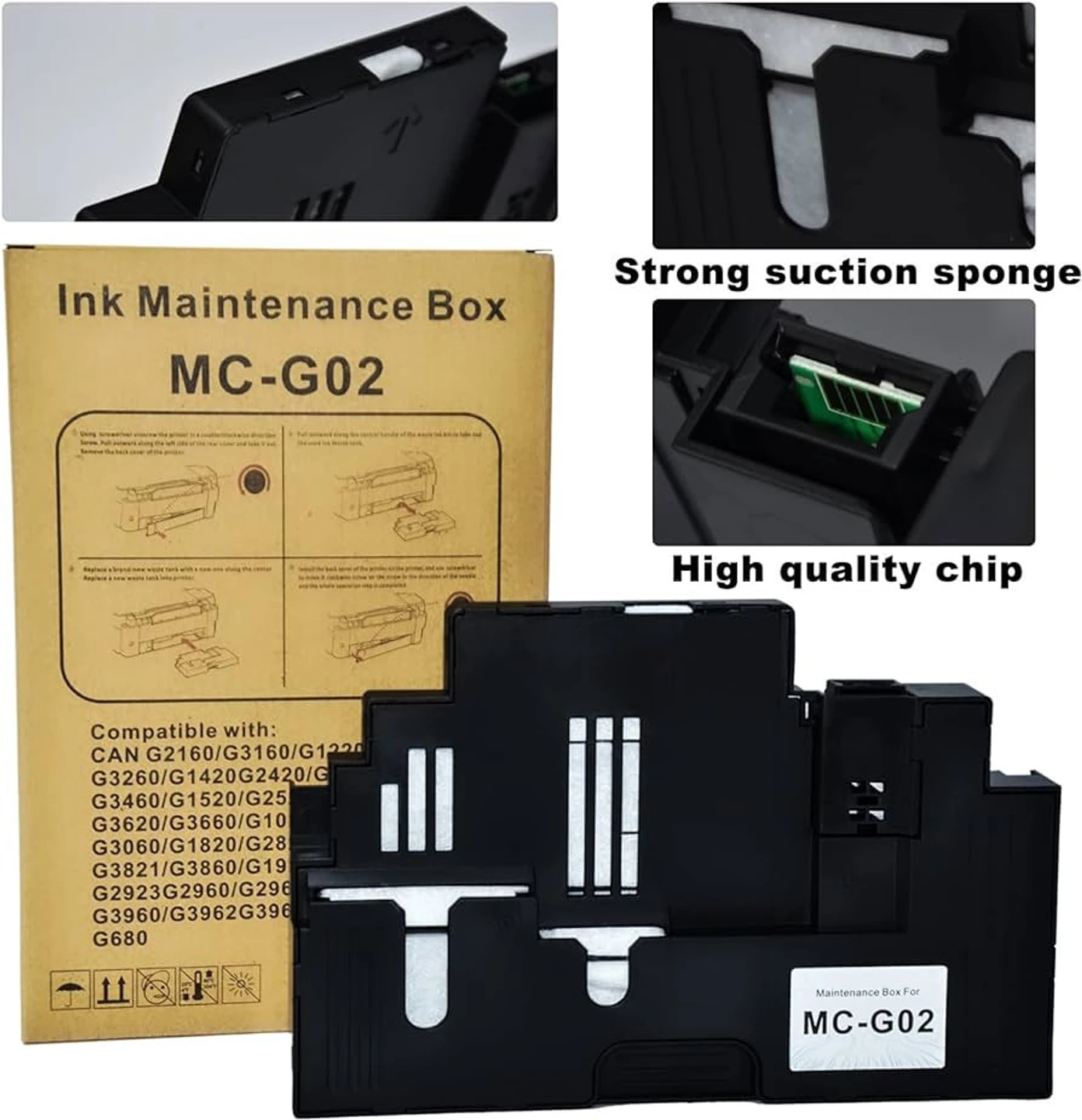 RT MC-G02 Maintenance Cartridge Box Compatible for Canon GM2070/G5070/G6070/G1020