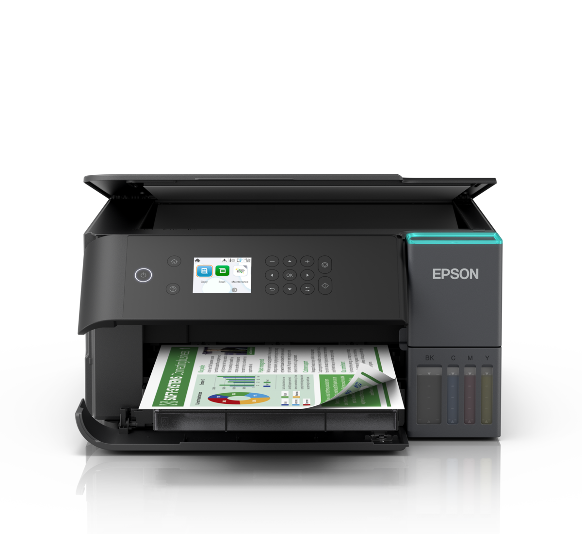Epson EcoTank L6360 A4 Cost-Effective Wi-Fi All-in-One Ink Tank Printer with Network,Wi-Fi & LCD Display, BLACK