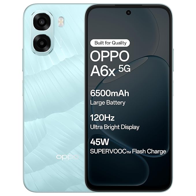 OPPO A6X 5G Smartphone (4GB RAM, 128GB Storage)