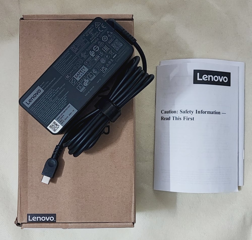 Lenovo 65W 20V 3.25A Standard USB Type-C    AC Adapter Charger