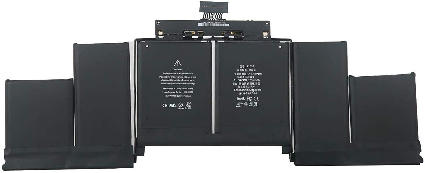 Laptop Battery Compatible for A1618 Laptop Battery Replacement for acBook Pro 15