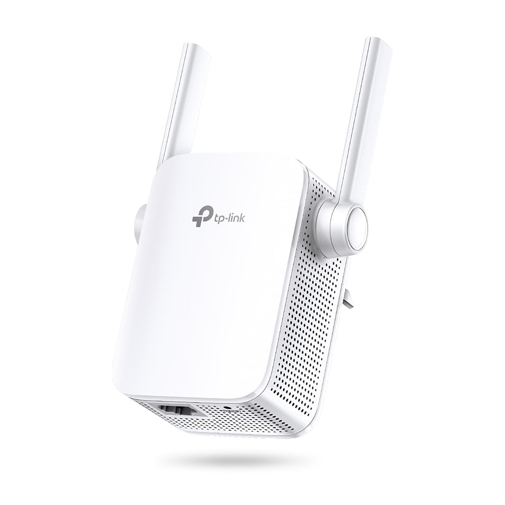 TP-Link RE205 AC750 Universal Wireless Dual Band Range Extender, Broadband/Wi-Fi Extender, WiFi Booster/Hotspot with Ethernet Port, 2 External Antennas, Plug and Play, Smart Signal