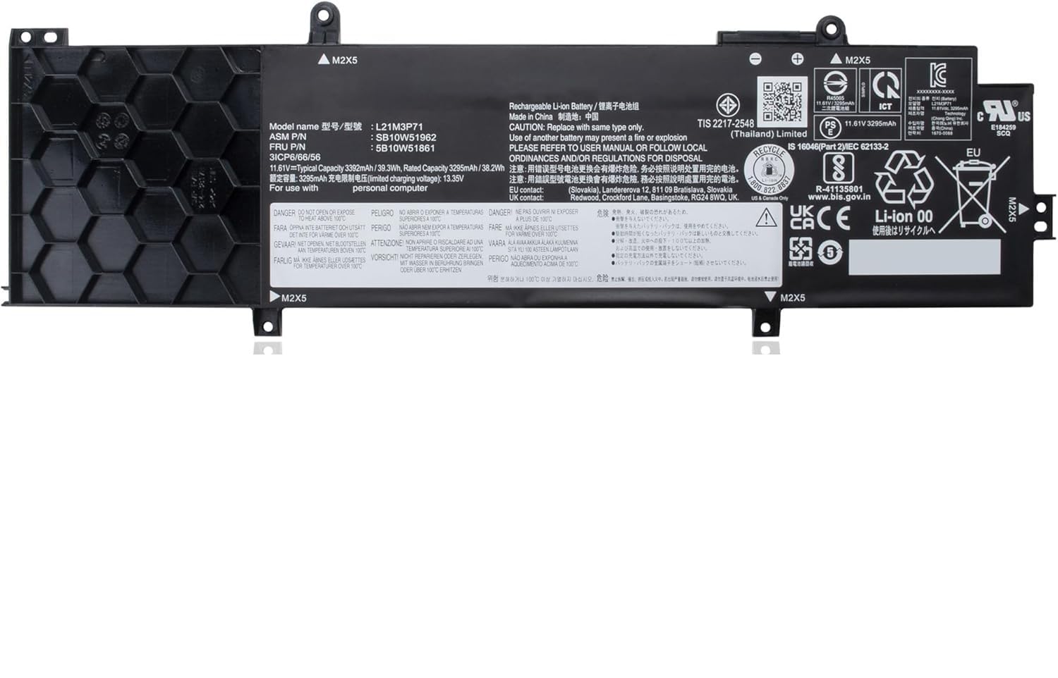 L21M3P71  Laptop Battery for Lenovo ThinkPad T14 P14s 3rd Gen 2022 Series